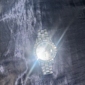 CZ Silver Men's Watch